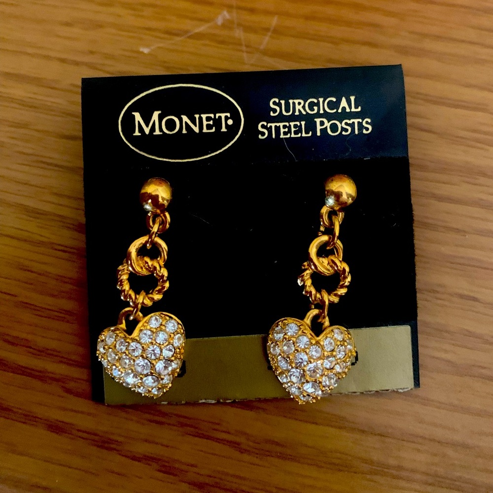 Dangle Heart Earrings